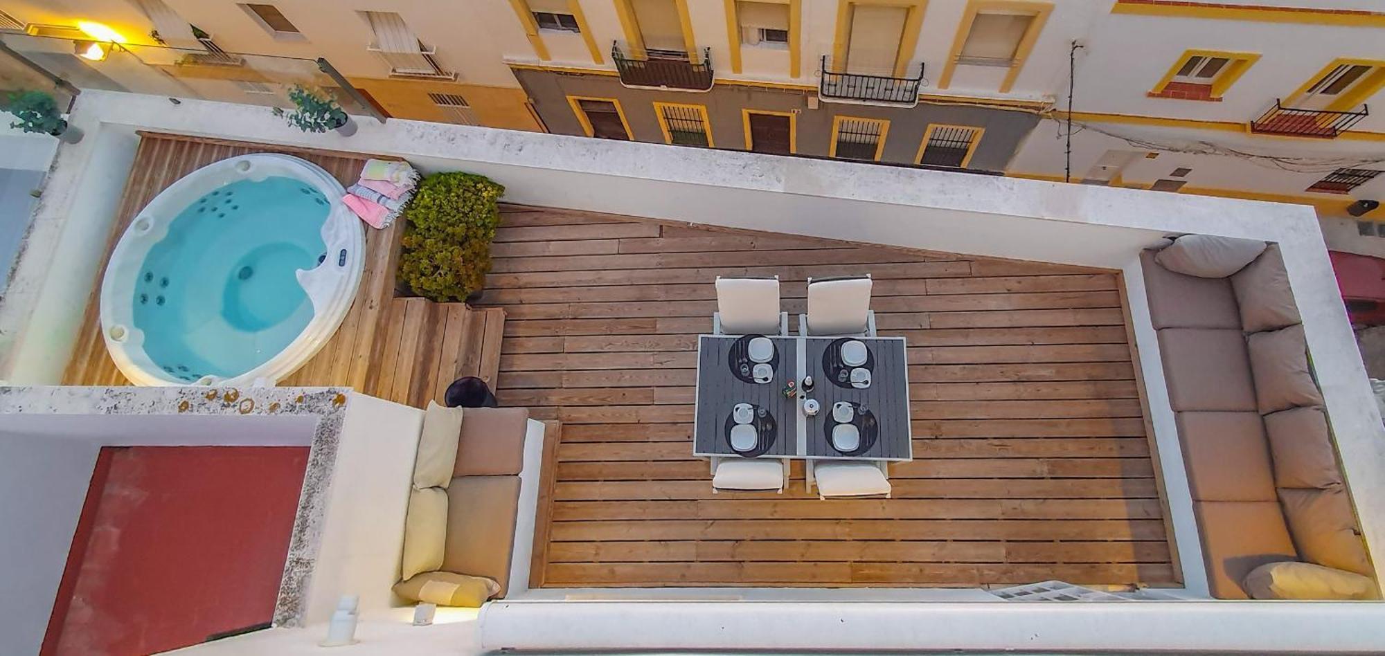 加的斯Penthouse With Jacuzzi, And Garaje Grupo Ac Gestion公寓 外观 照片