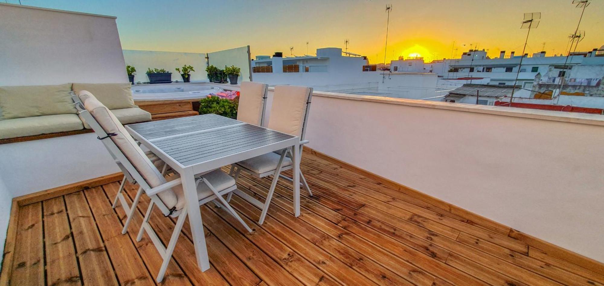 加的斯Penthouse With Jacuzzi, And Garaje Grupo Ac Gestion公寓 外观 照片