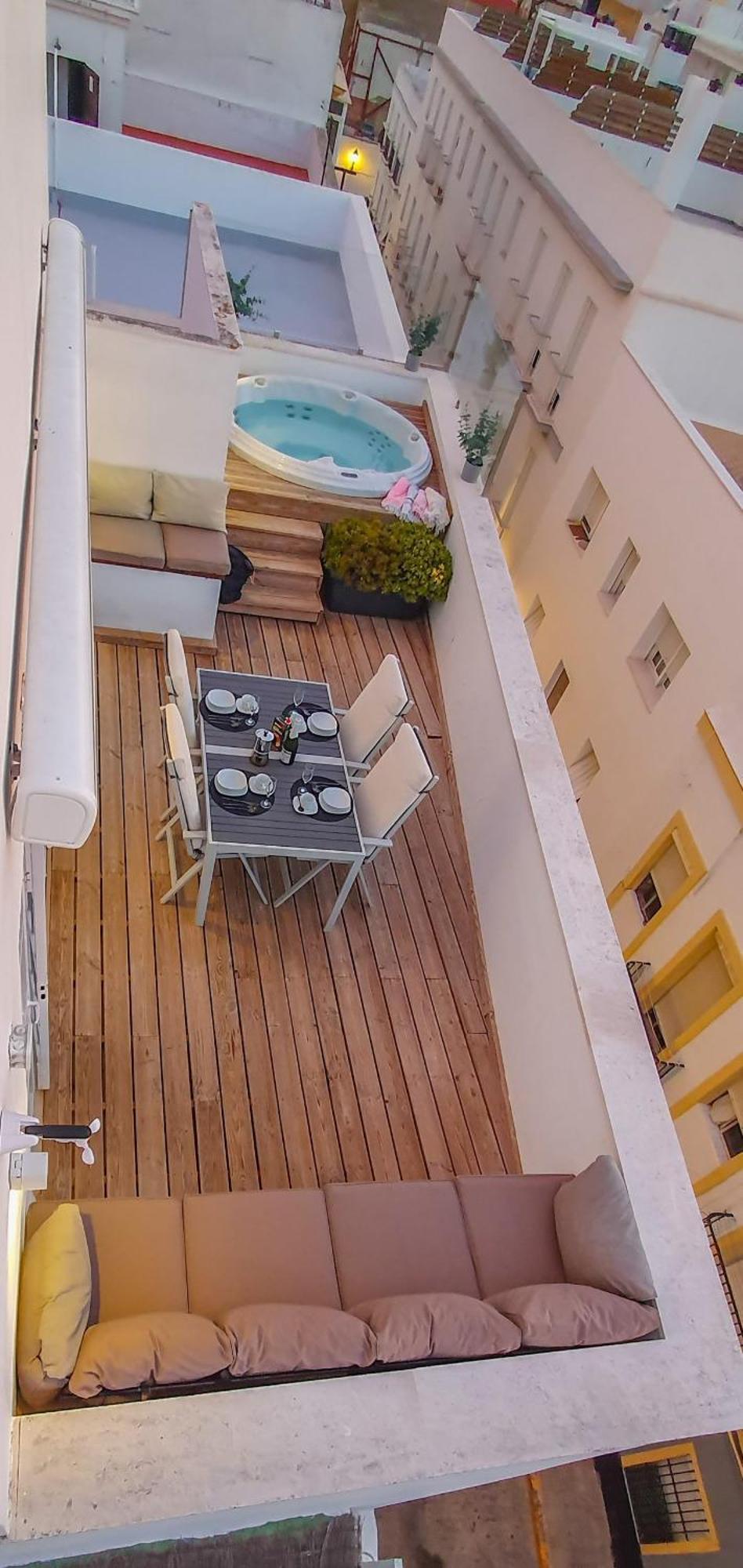 加的斯Penthouse With Jacuzzi, And Garaje Grupo Ac Gestion公寓 外观 照片
