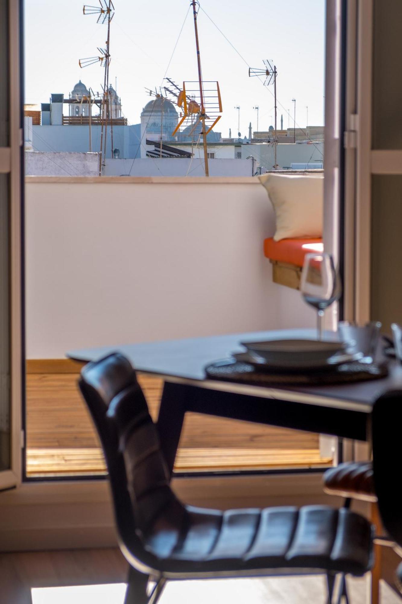 加的斯Penthouse With Jacuzzi, And Garaje Grupo Ac Gestion公寓 外观 照片